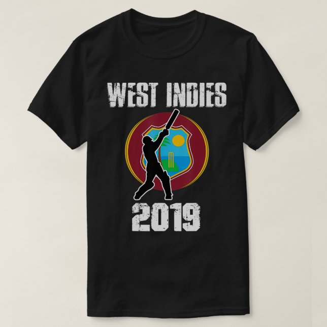 West Indies Cricket West Indies Geschenke T-Shirt (Design vorne)