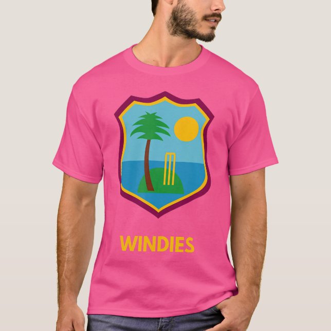 West Indies Windis Cricket Fans T-Shirt (Vorderseite)
