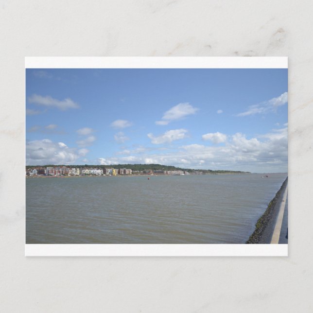 West-Kirby-Promenade Postkarte (Vorderseite)