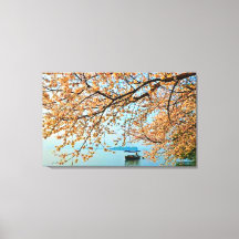 West Lake in Hangzhou, China Stretched Leinwand Pr