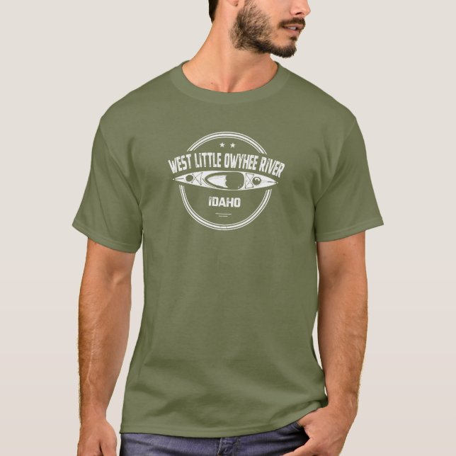 West Little Owyhee River Idaho Kayaking T-Shirt (Vorderseite)