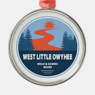 West Little Owyhee Wild und Landschaftlicher Fluss Ornament Aus Metall
