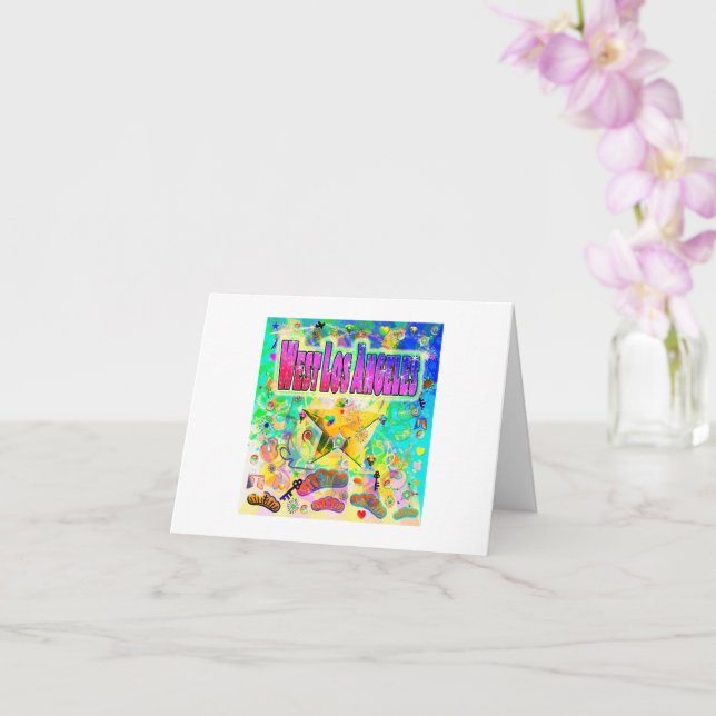 West Los Angeles Epoch Hour Greeting Card Karte (Orchidee)