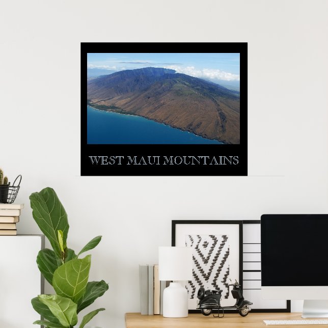 West Maui Mountains Poster (Heimbüro)