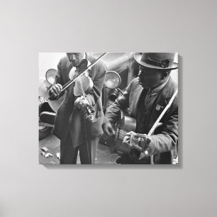 West Memphis Street Musicians, 1935 Leinwanddruck