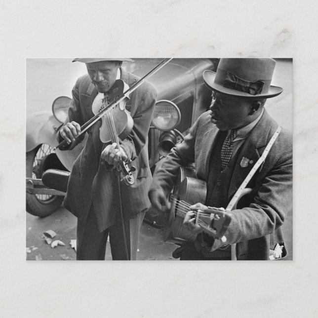West Memphis Street Musicians, 1935 Postkarte (Vorderseite)
