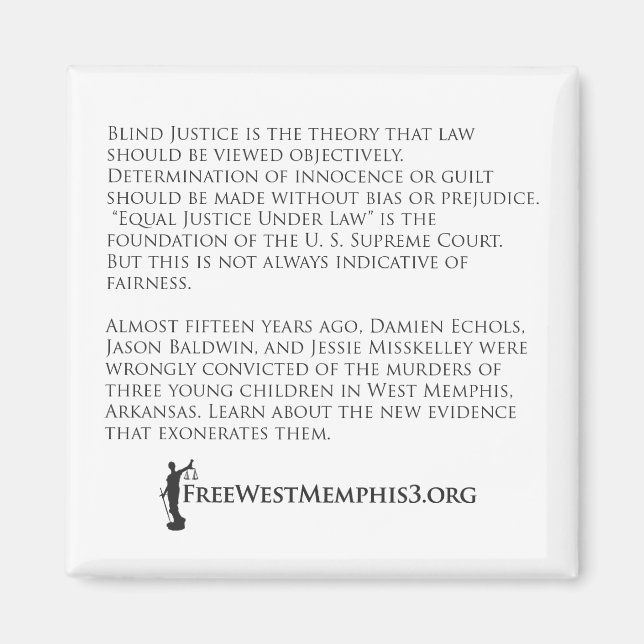 West Memphis Three ATA-MAGNET Magnet (Vorne)