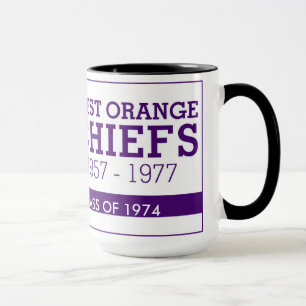 WEST ORANGE LEITER 15 UNZE-KAFFEE-TASSE 1974 TASSE