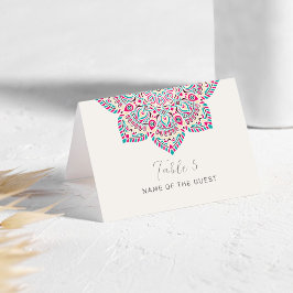 West Pacific Classic Mandala Hochzeitsplatzkarte Tischnummer