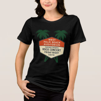 West Palm Beach Auditorium Marquee Koncert-Shirt Tri-Blend Shirt