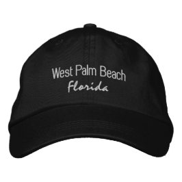 West Palm Beach Florida bestickter Baseballhut Bestickte Baseballkappe