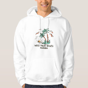 West Palm Beach-Florida-farbener Sonnenuntergang Hoodie