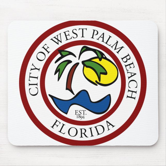 West Palm Beach Florida Mousepad (Vorne)