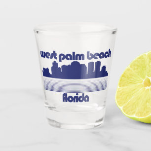 West Palm Beach Florida Schnapsglas