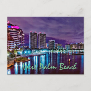 West Palm Beach, Florida, USA Postkarte