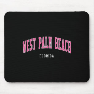 West Palm Beach Florida Vintage Sport College S Mousepad