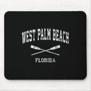 West Palm Beach Florida Vintage Wasserpaddel S Mousepad