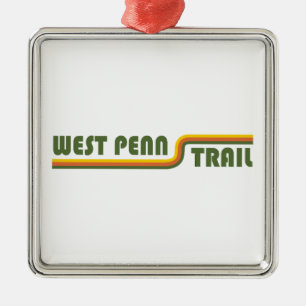 West Penn Trail Pennsylvania Ornament Aus Metall