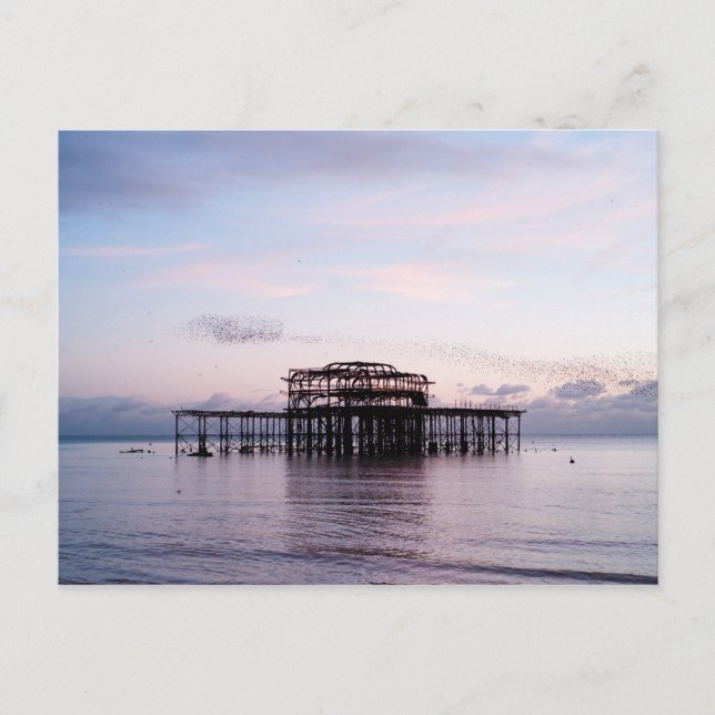 WEST PIER - BRIGHTON & HOVE, EAST SUSSEX, Vereinig Postkarte (Vorderseite)