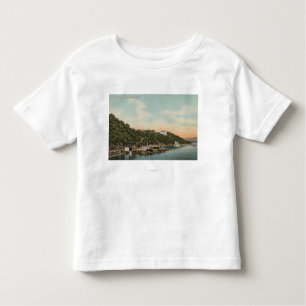 West Point, NY - Ansicht des Hafens auf dem Hudson Kleinkind T-shirt