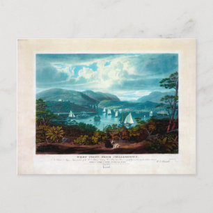 West Point, von Phillipstown (1831) Postkarte