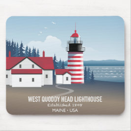 West Quoddy Head Lighthouse Mousepad