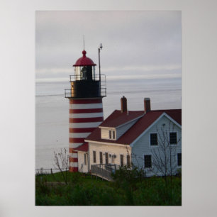 West Quoddy Head Lighthouse Poster