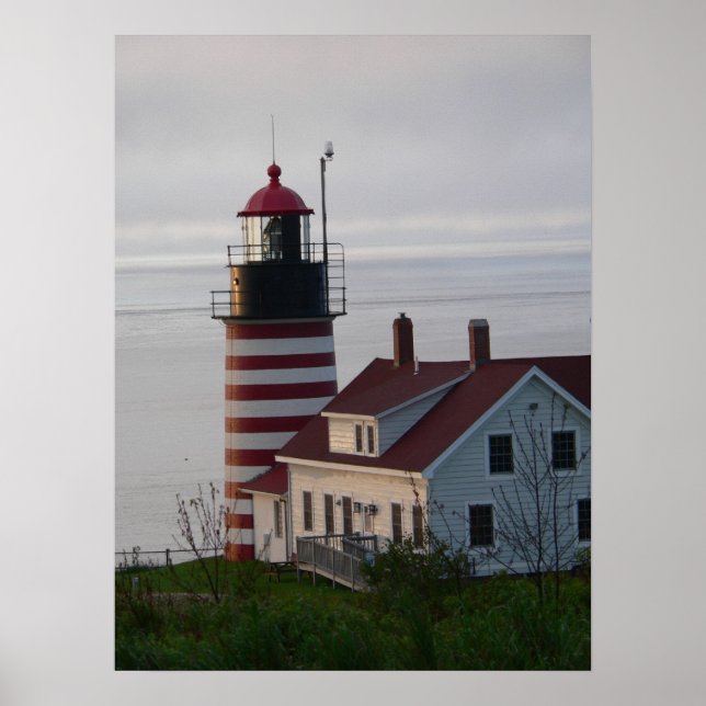 West Quoddy Head Lighthouse Poster (Vorne)