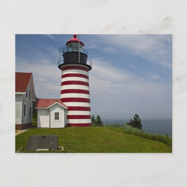 West Quoddy Head Lighthouse Staat Park ist Postkarte (Vorderseite)