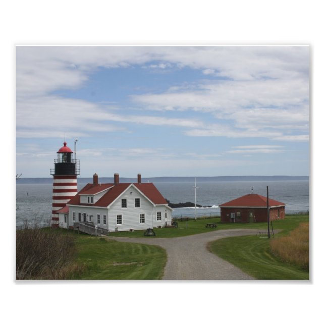 West Quoddy Lighthouse Fotodruck (Vorne)