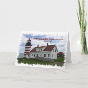 West Quoddy Lighthouse - Maine Karte