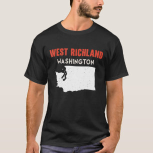 West Richland Washington USA Staat America Travel T-Shirt