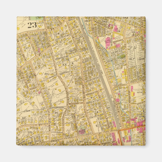 West Roxbury, Massachusetts 3 Magnet (Vorne)