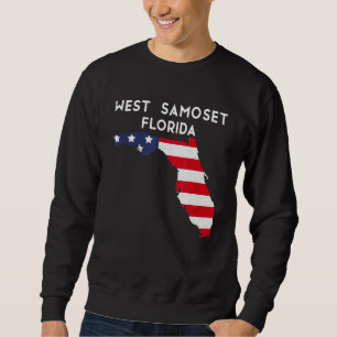 West Samoset Florida USA Staat Amerika Reiseschlit Sweatshirt