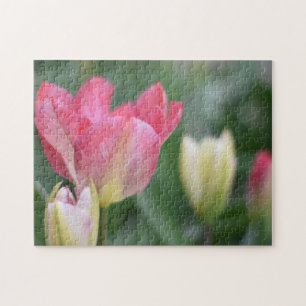 West Side Community Garden Tulips New York City Puzzle