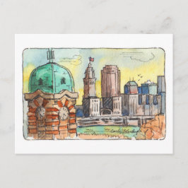 West Side Market Tower Cleveland Postcard Postkarte