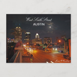 West Sixth Street Austin Post Card Postkarte