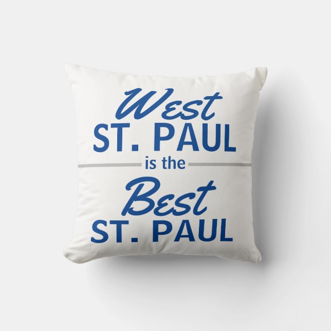 West St. Paul ist der beste St. Paul Kissen (Vorderseite)