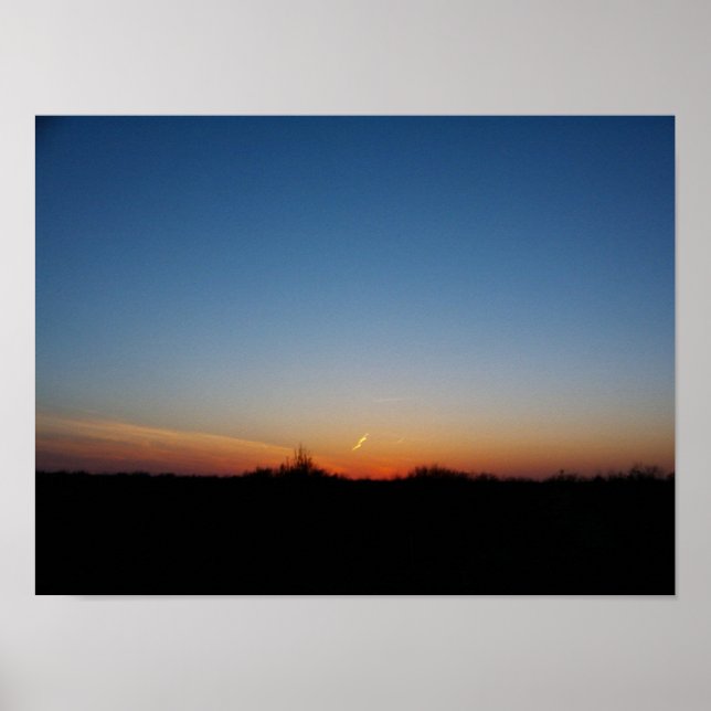 West Texas Sunset Poster (Vorne)