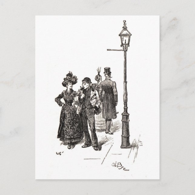 West und East Ends of London Postkarte (Vorderseite)