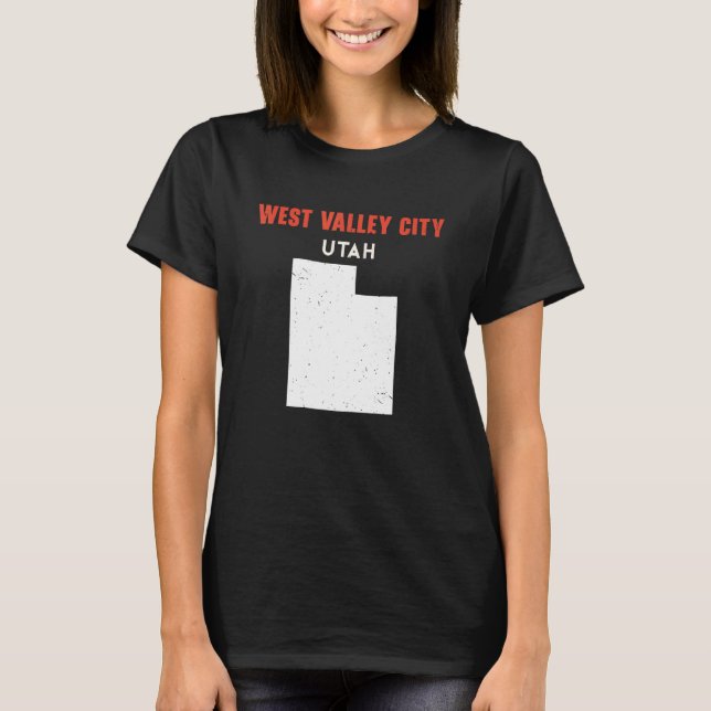 West Valley City Utah USA State America Travel Uta T-Shirt (Vorderseite)