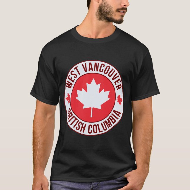 West Vancouver, Canada City T-Shirt | Travel & Hom (Vorderseite)