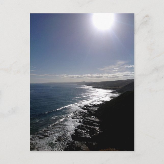 West Victoria Coast Australia Postkarte (Vorderseite)