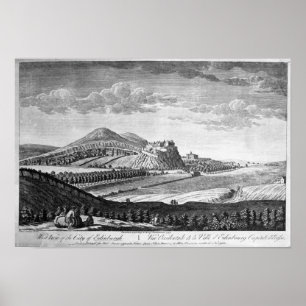West View of the City of Edinburgh, 1753 Poster