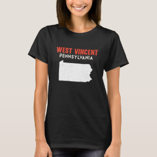 West Vincent Pennsylvania USA Bundesstaat Amerika T-Shirt