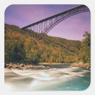 West Virginia, Babcock Staat Park Quadratischer Aufkleber