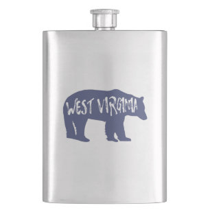West Virginia Bear Flachmann