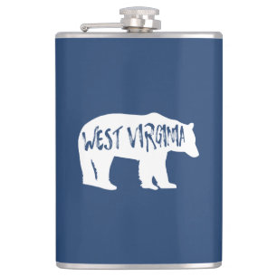 West Virginia Bear Flachmann