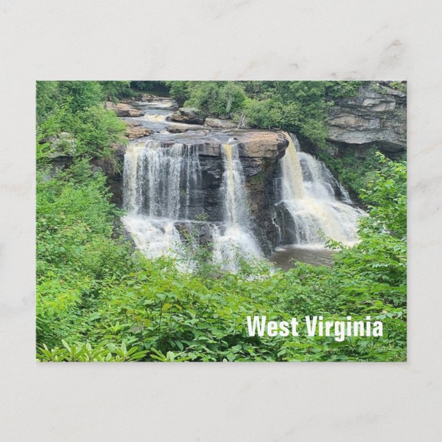 West Virginia - Blackwater Falls Postkarte (Vorderseite)