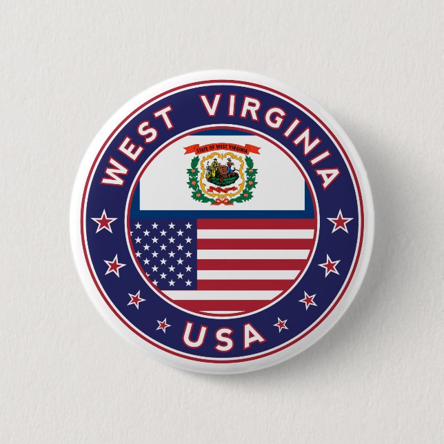 West Virginia Button (Vorderseite)